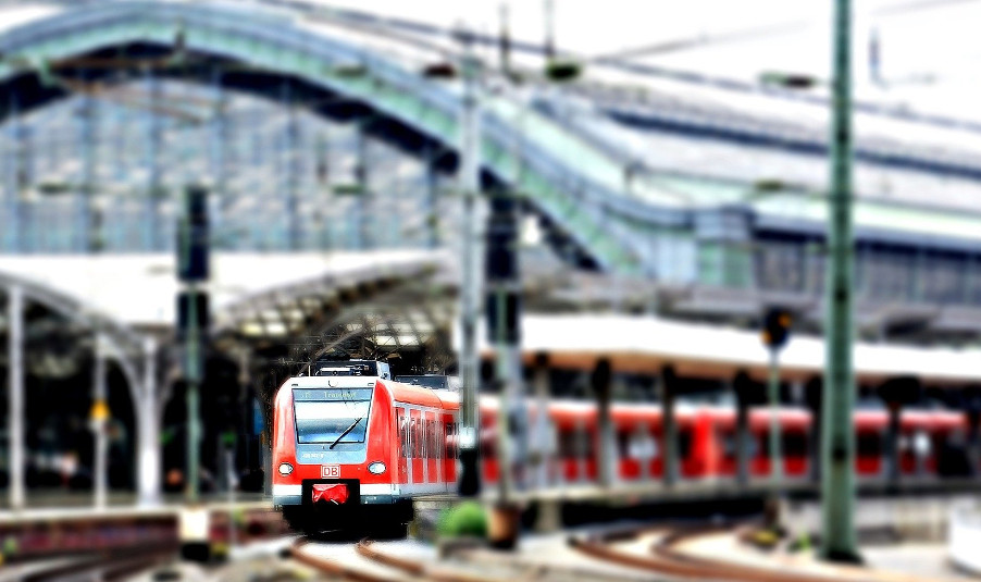 At the Train Station