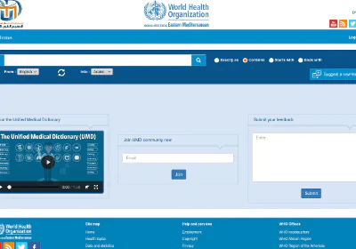 Unified Medical dictionary by Who Health Organization